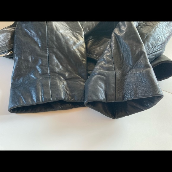 Genuine Lambskin Leather Motorcycle Jacket - Picture 7 of 7